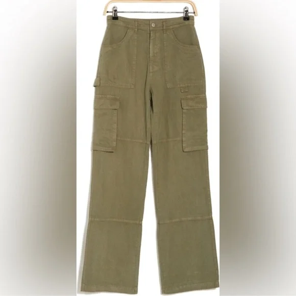 NWT Industry Republic Cargo Pants Lyocell Linen
Cotton Straight Leg Women's Sz10 - Picture 4 of 17